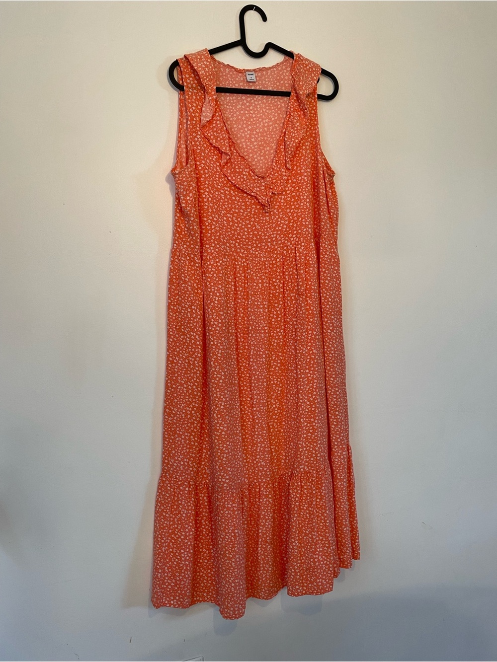 Coral Farmhouse Dress